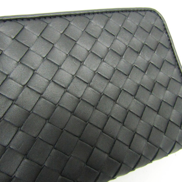 BOTTEGA VENETA Black Leather Intrecciato Wallet - Picture 7 of 13